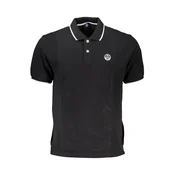 NORTH SAILS MEN'S BLACK SHORT SLEEVED POLO SHIRT