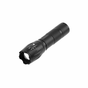 Ručna LED svjetiljka SOS/ZOOM 5W 300Lm 6400K IP44 AC AAA 3x1,5V