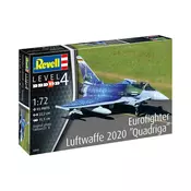 Plasticni ModelKit avion 03843 - Eurofighter Luftwaffe 2020 Quadriga (1:72)