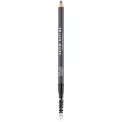 MUA Makeup Academy Brow Define dolgoobstojni svinčnik za obrvi s krtačko odtenek Grey 1.2 g