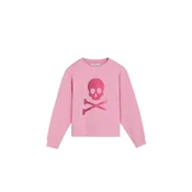 Scalpers Pulover Caviar Skull  roza / roza