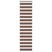 Zebra zavjesa smeda 55x230 cm širina tkanine 50,9 cm poliester