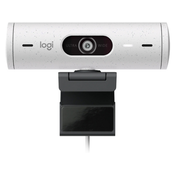 Logitech spletna kamera Brio 500, bela, USB