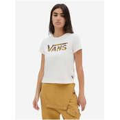 White womens T-shirt VANS Warped Floral - Women