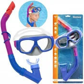 Bestway komplet maske z dihalko za potapljanje MODRA 7+ 24032