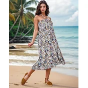 Resti Womens midi dress with print