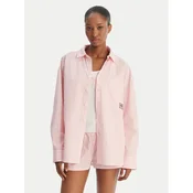 Juicy Couture Srajca Dog Crest JCYPT126861 Roza Relaxed Fit