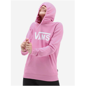 Pink Womens Hoodie VANS Classic V - Women