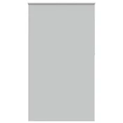 Vidaxl Roleta Blackout svetlo siva 140x210 cm Širina tkanine 136,6 cm