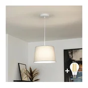 Brilagi - LED luster na sajli CERIA 1xE27/40W/230V, precnik 30 cm, siva