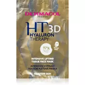 Dermacol 3D Hyaluron Therapy Intensive Lifting lifting maska za obraz v robčku 1 kos za ženske
