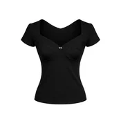 REGINA FASHION Majica Sweetheart top črna