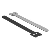 Delock Pritrdilni elementi s kavljem in zanko L 150 mm x Š 12 mm 10 kosov črna