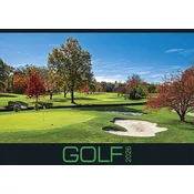 Koledar 2026 Golf, stenski koledar, 48,5 x 34 cm