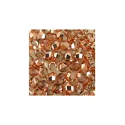 Ceške perle polirane 8 mm kapri gold