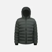 Grey Mens Down Jacket Geox Spherica - Mens
