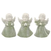 shumee Figurica 13cm ANGEL zelena 3 kosi
