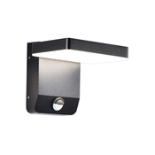 LED spoljašnje zidno svetlo sa senzorom LED/17W/230V 3000K crno
