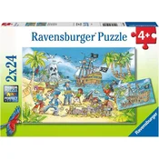 Ravensburger Slagalica Ostrvo avanture, 2x24 dela