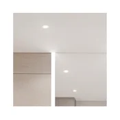 Eglo 902248 - Komplet 3x LED kopalniških vgradnih stropnih svetil BARRANCO 1xGU10/4,5W/230V IP44 v beli barvi