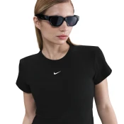 Nike W NSW RIB TGHT SS TEE, ženska majica, crna HV4994