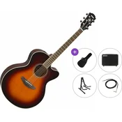 Yamaha CPX600 Premium SET Old Violin Sunburst Elektroakustična jumbo