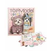 TOP MODEL NALEPKE DRESS ME UP STICKERBOOK DOGGY