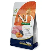 Farmina Suha hrana za mačke FARMINA N&D Pumpkin Lamb & Blueberry - kastrirane odrasle, 1.5 kg