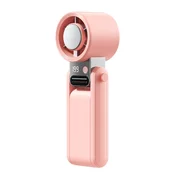 INF Tri-zložljiv mini ventilator s slide-touch, 199 stopenj, USB Pink, (5000324850)