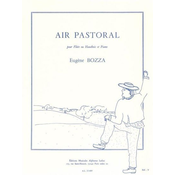 BOZZA:AIR PASTORAL FLUTE OR OBOE ET PIANO