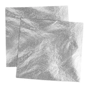 Kovinske folije imitacija aluminija 14x14 cm/100 listov