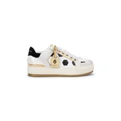 Kurt Geiger London Southbank Footy White/Blk superge otroške usnjene