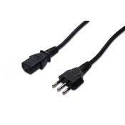 Digitus AK-440113-018-S napajalni kabel Črna 1,8 m CEI 23-50 IEC C13