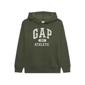 GAP Majica HERITAGE temno zelena/bela