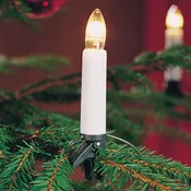 Konstsmide Christmas 9,75 m dolge pravljične lučke z zgornjimi žarnicami v notranjosti 16-f - zelena, bela - Plastika