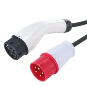 VEVOR Prenosni polnilec EV Tip 2 16A 368 kW 11 kW 75 m polnilni kabel črn