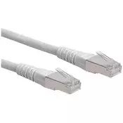 ROLINE Roline 21.15.0831 RJ45 omrežni kabel\, Patch kabel CAT 6 S/FTP 1.00 m siva  1 kos, (20420140)