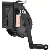 VEVOR Ročna vitel ročni dvosmerni zobnik 208x105x151 mm 7 m trak težka izvedba