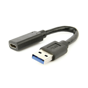 GEMBIRD Adapter USB A na USB C 10cm (Crni)