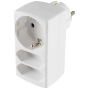 home Strujni razdjeljnik, 1 x shuko + 2 x EURO – NV 131/WH