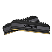 Memorija DDR4 8GB 2x4GB 3200MHz Patriot Viper 4 Blackout Series Dual Channel PVB48G320C6K