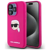 1 to 3 OVITEK KARL LAGERFELD ZA IPHONE 15 PRO MAX 6.7 TRDO SILIKONSKO OVITEK KARL HEAD