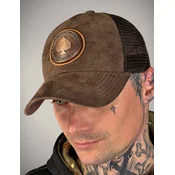 Kapa s šiltom HYRAW - TRK - METAL ACE BROWN - 263TR07