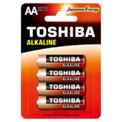 Bateria Toshiba LR6 (AA) alkalne baterije, 4 kosi