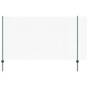Vidaxl Varjena žičnata ograja z drogom 50 x 1,4 m Jeklo s PVC premazom