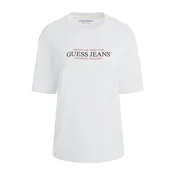 GUESS JEANS Majica krvavo rdeča/črna/bela
