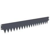 Vidaxl Robovi trave 30 szt. 103 x 15 cm jeklo Antracit