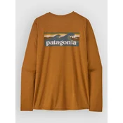 Patagonia Cap Cool Daily - Boardshort Logo Longsleeve dk cm brn xd