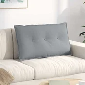Jastuk za leda Svijetlo siva 80 x 19 x 50 cm tkanina