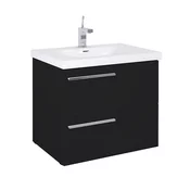 Kupaonski ormaric Royal 70 2 ladice, crni mat